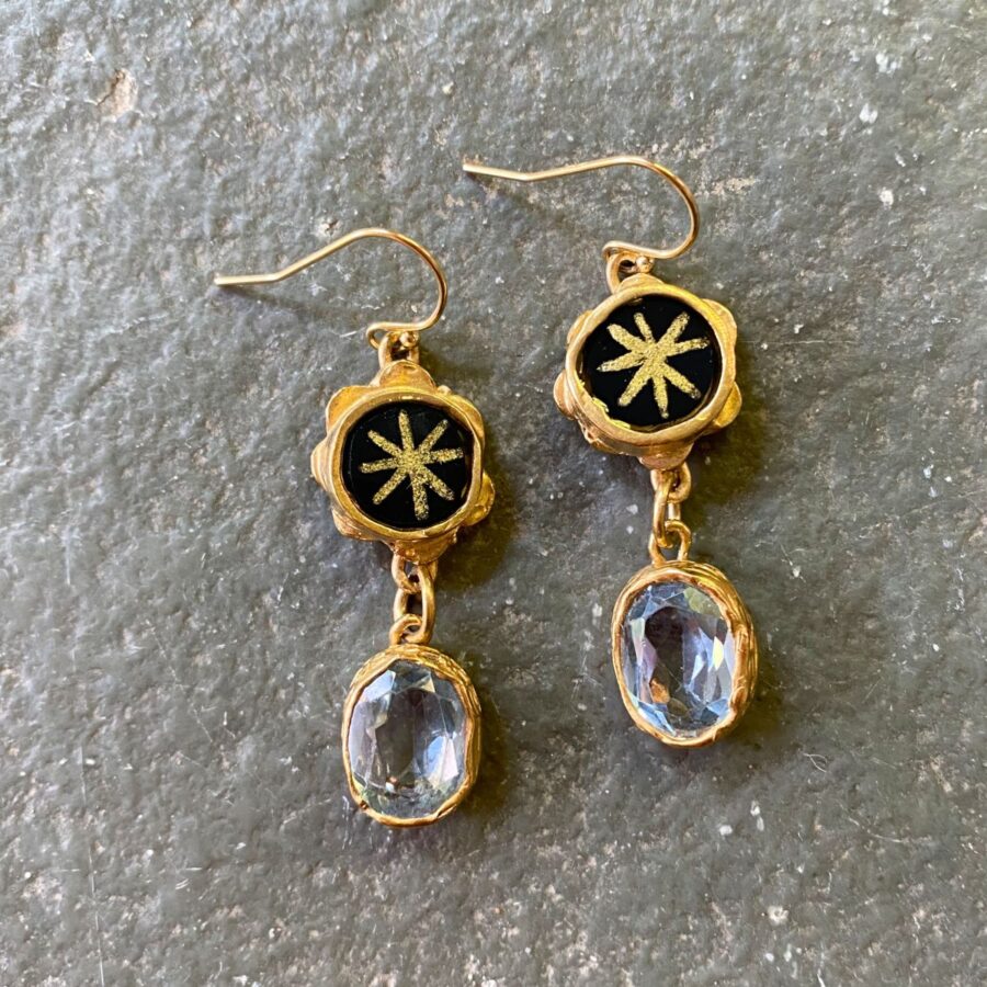 Ann Taylor Brass Jewellery Earrings Star