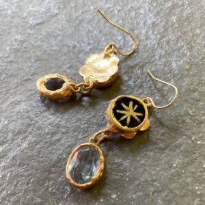Ann Taylor Brass Jewellery Earrings Star