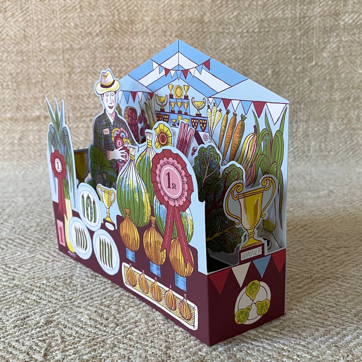 Alice Pattullo 3D Card Vegetable Show - Image 2