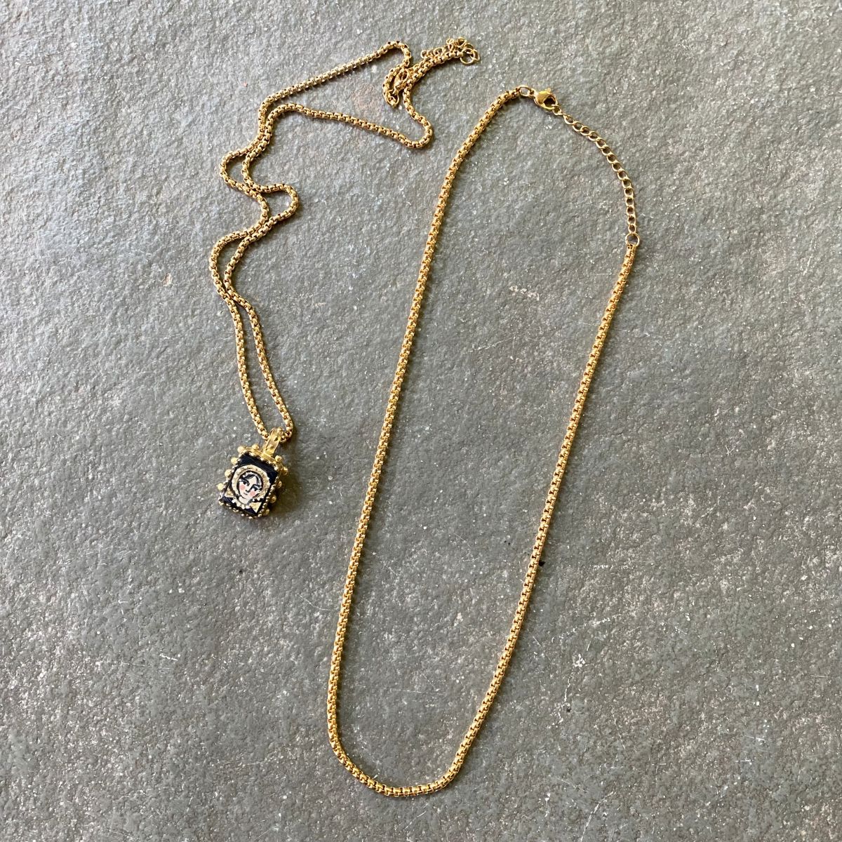 18ct Gold Plated Box Chain - Image 4