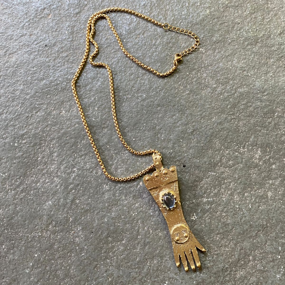 18ct Gold Plated Box Chain - Image 3