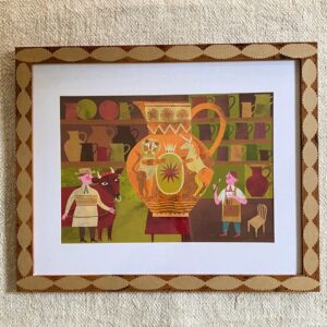 Marion Elliot original papercut collage