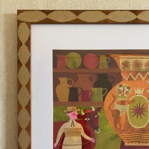 Marion Elliot original papercut collage