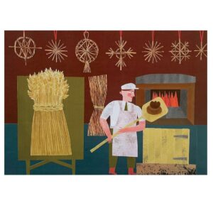 Marion Elliot original papercut collage