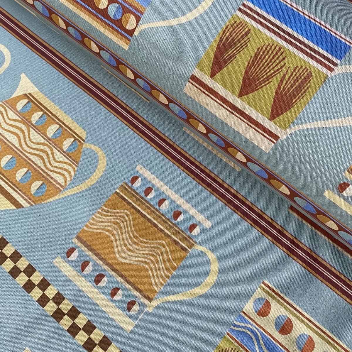 Marion Elliot design Mochaware fabric