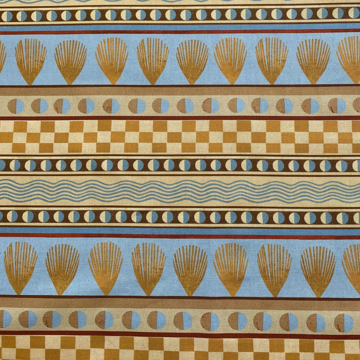 Mochaware Stripe Fabric