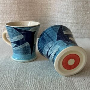 RAMP Ceramics Swallow & Swift Coffee Cup, blue - Image 2