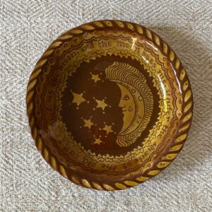 Katie B Morgan Slipware Dish Moon