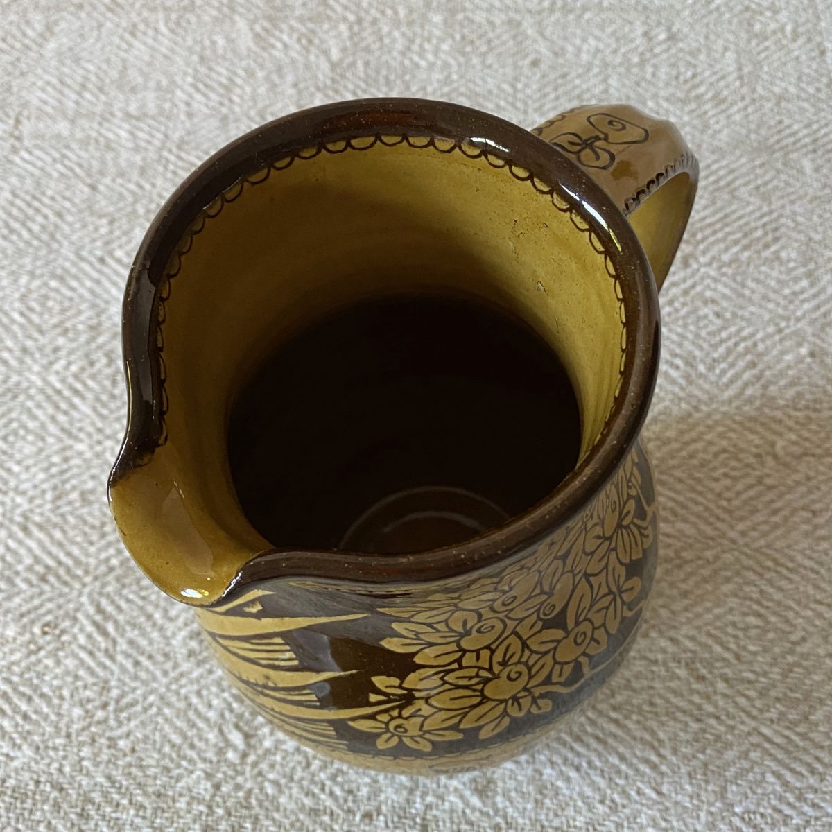 Katie B Morgan Slipware Jug SORKM5 The Sun - Image 5