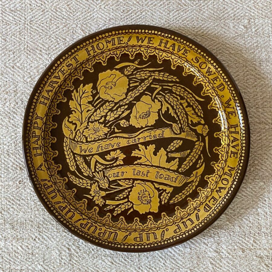 Katie B Morgan Slipware Plate