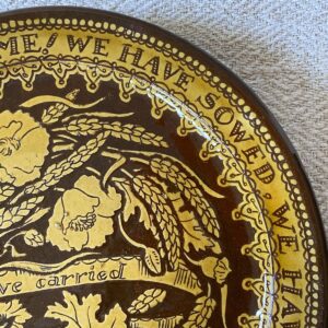 Katie B Morgan Slipware Plate SORKM7 Harvest Home - Image 3