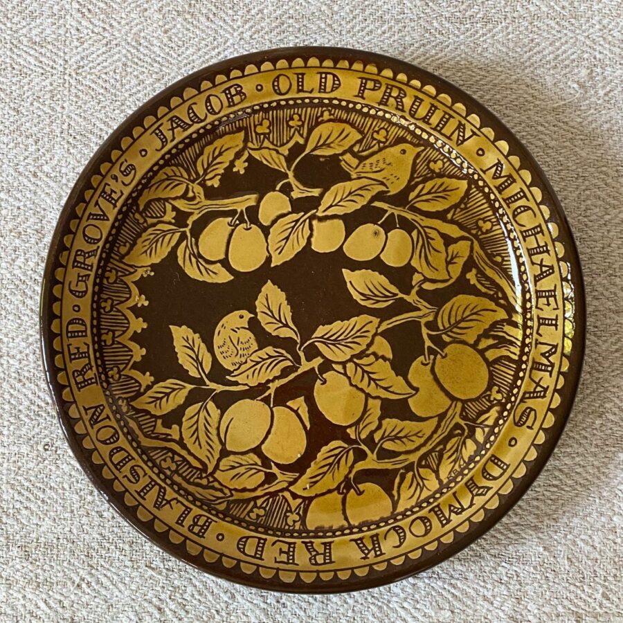 Katie B Morgan Slipware Plate