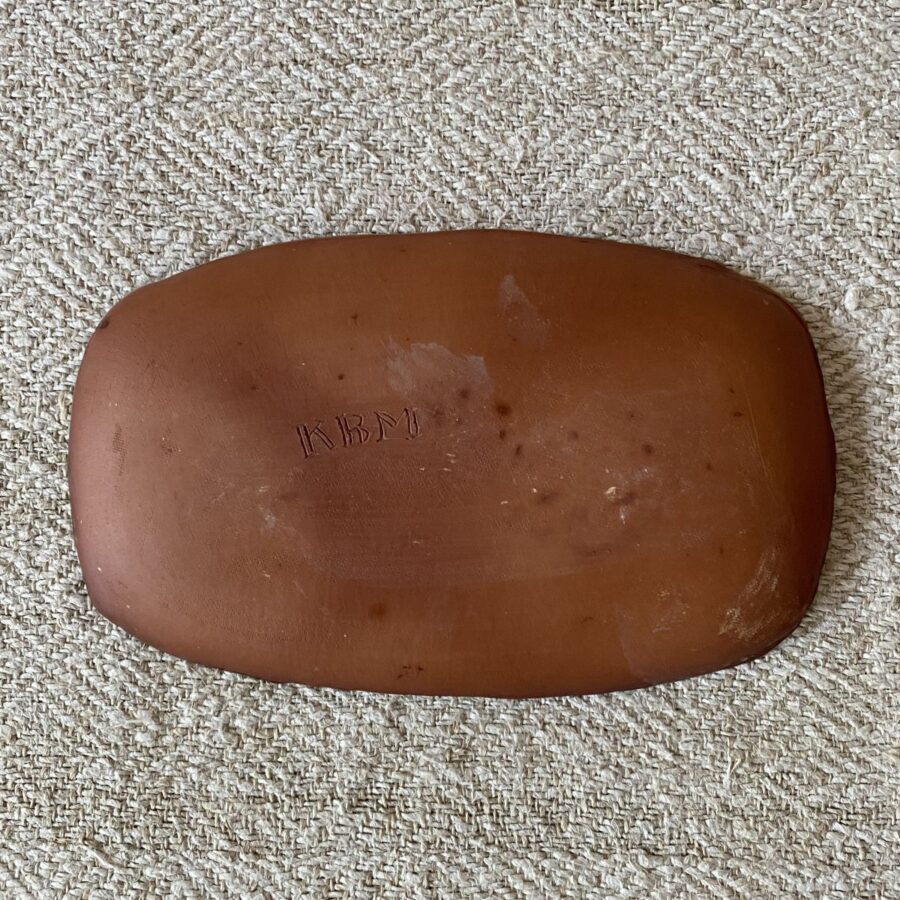 Katie B Morgan Slipware Glove Dish