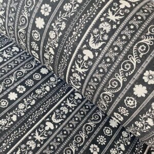 Serendipity Patterned Stripe Fabric roll