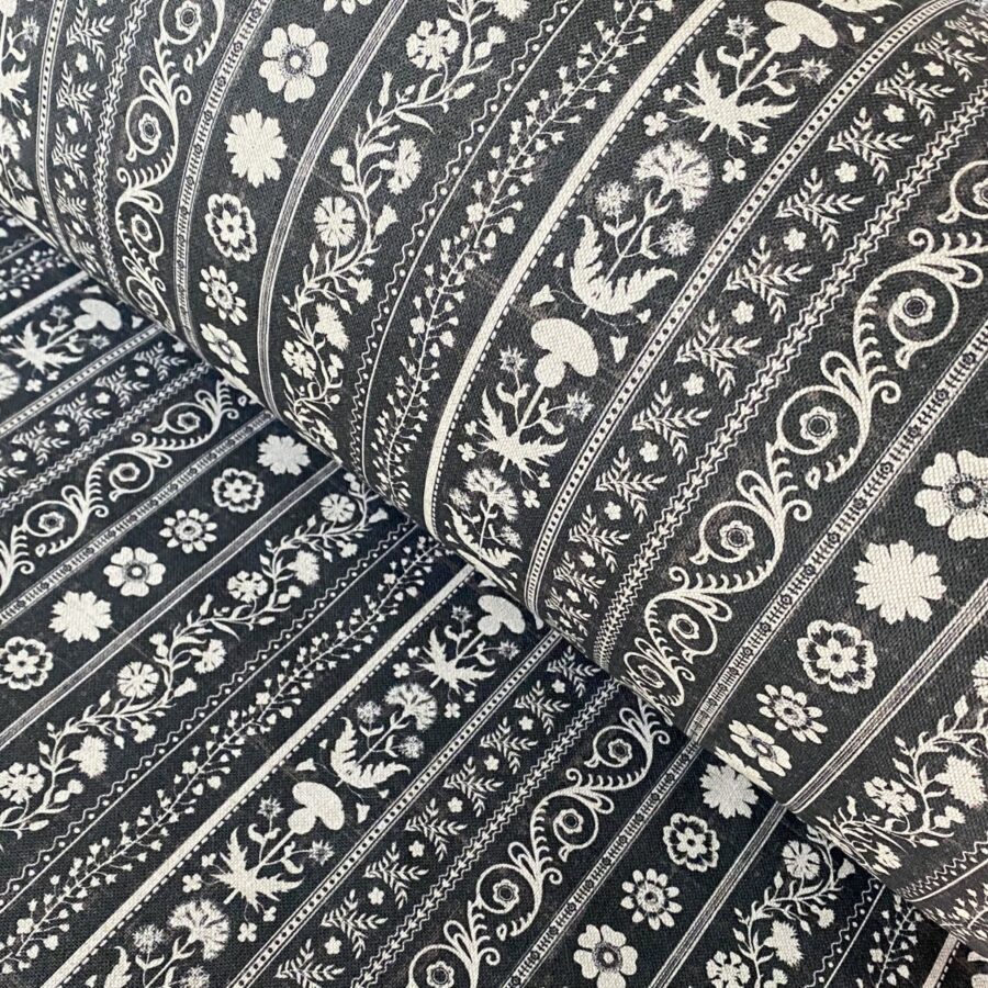 Serendipity Patterned Stripe Fabric roll