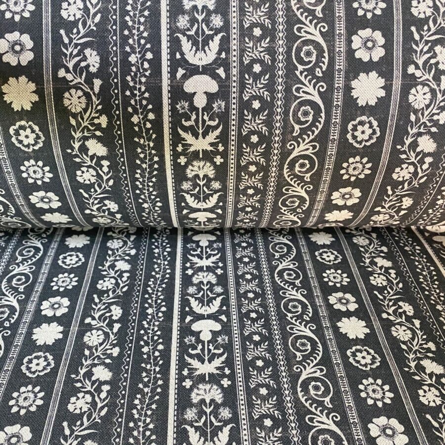 Serendipity Patterned Stripe Fabric roll