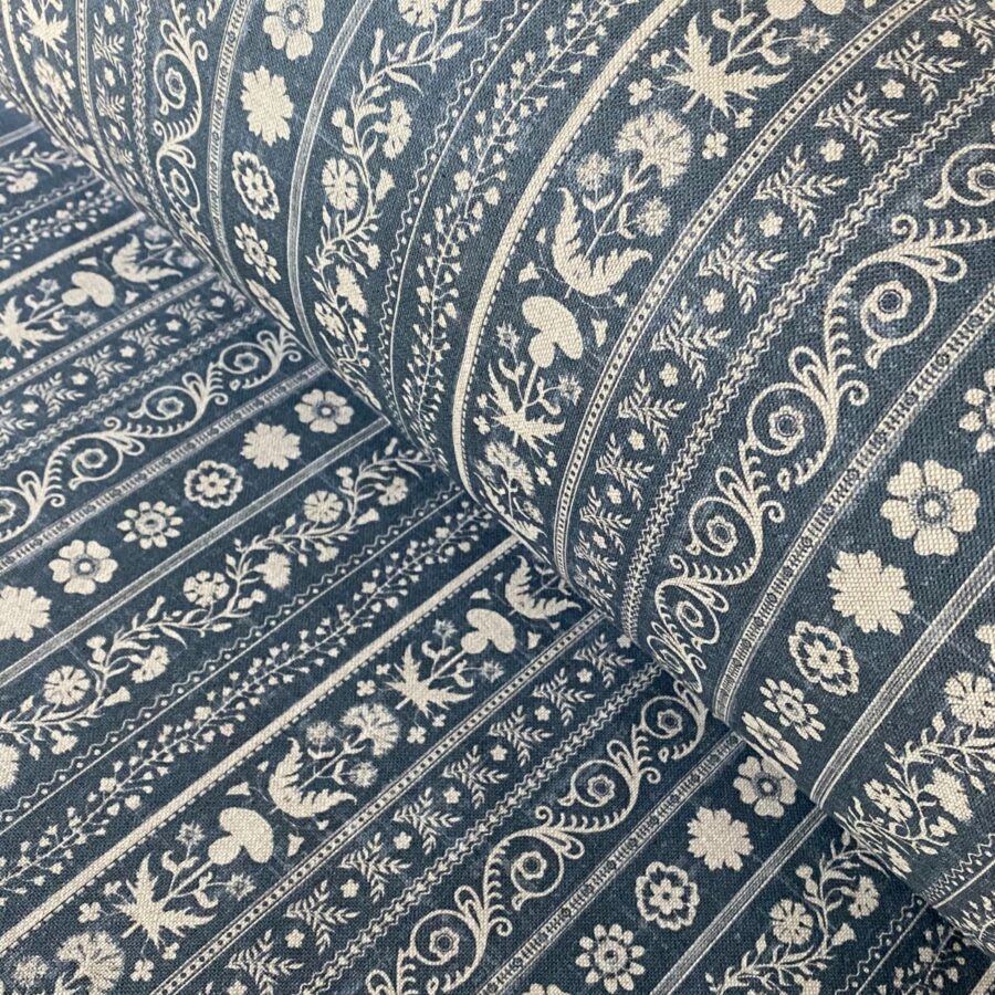 Serendipity Patterned Stripe Fabric roll