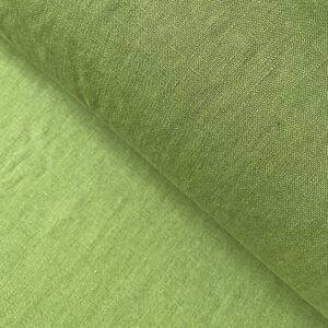 Washed Linen Grass Green