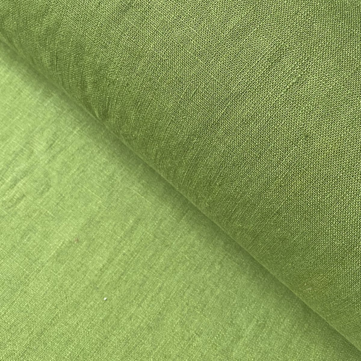 Washed Linen Grass Green