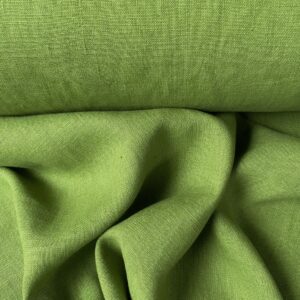 Washed Linen Grass Green