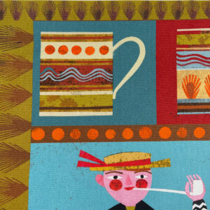 Marion Elliot Tea Towel - Harvest Home - Image 3