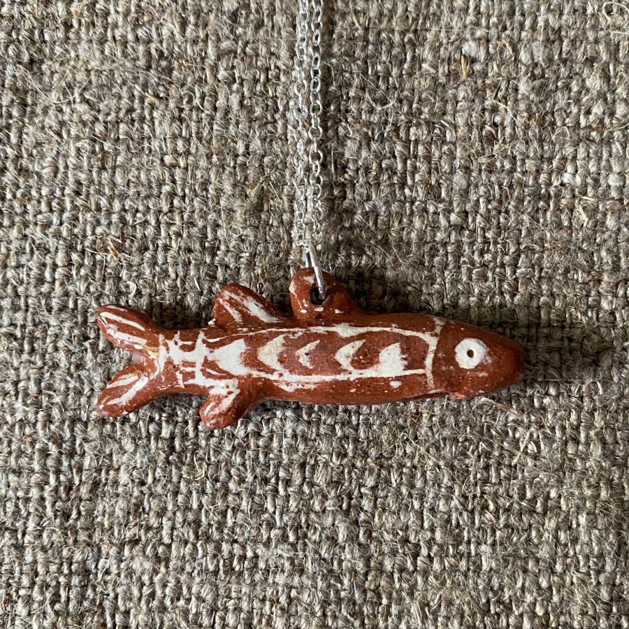 Emma Carlow Tiny Whistle Necklace - Fish ECWN1