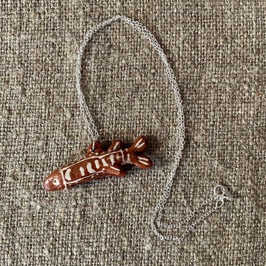 Emma Carlow Tiny Whistle Necklace - Fish ECWN3