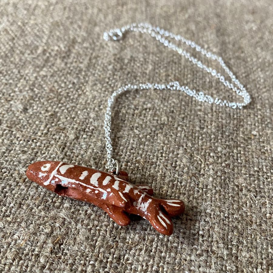 Emma Carlow Tiny Whistle Necklace - Fish ECWN3