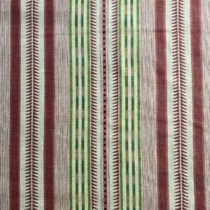 Extra Wide Caspian Stripe Henna Brown & Olive - Image 2