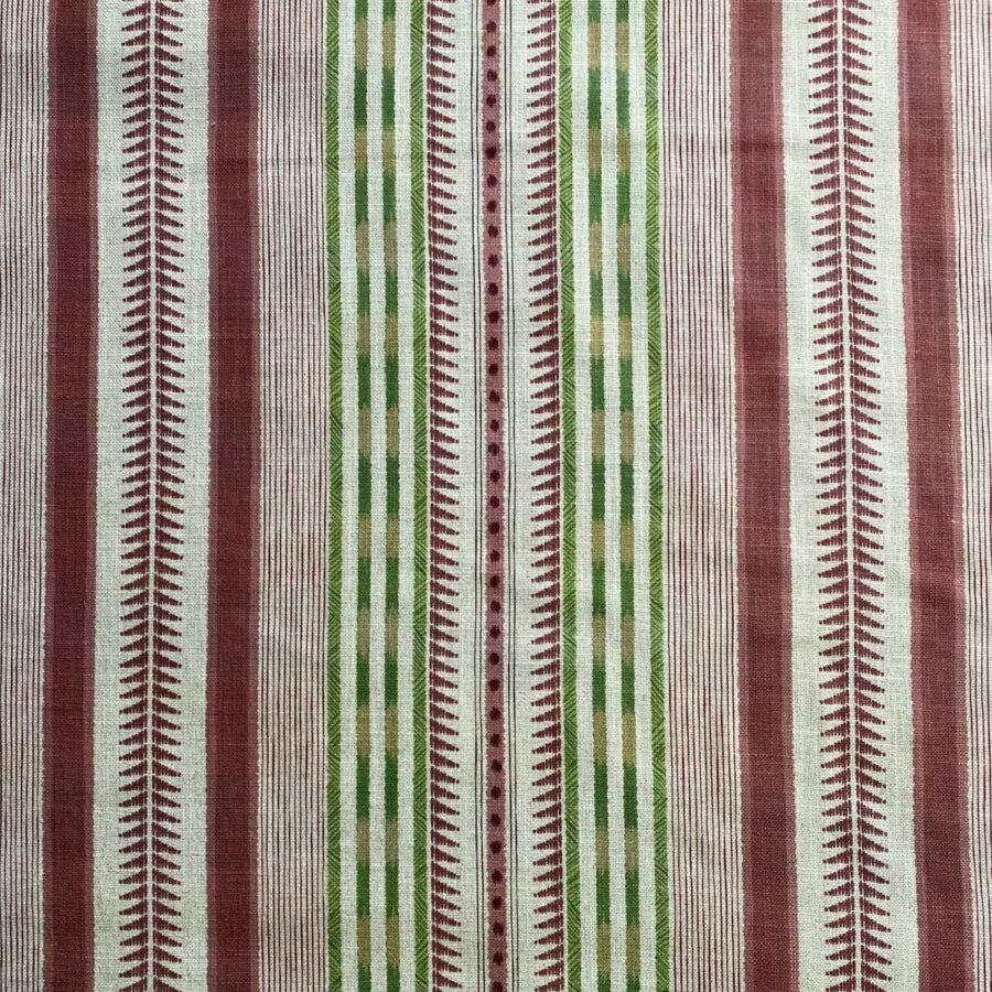 Extra Wide Caspian Stripe Henna Brown & Olive