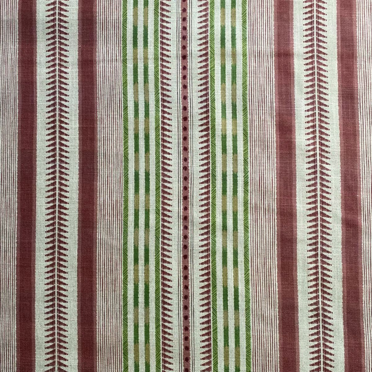 Extra Wide Caspian Stripe Henna Brown & Olive - Image 2