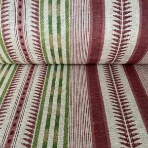 Extra Wide Caspian Stripe fabric on a roll