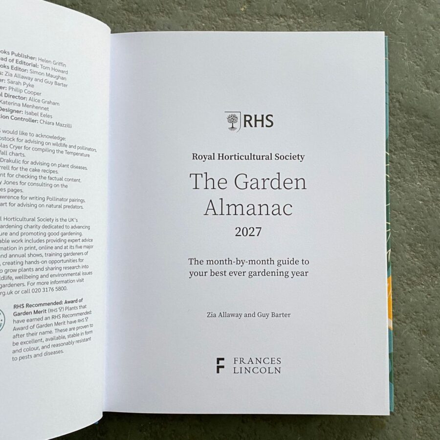 RHS Garden Almanac 2027