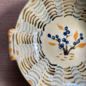 James Burnett Stuart ceramic bowl with handles