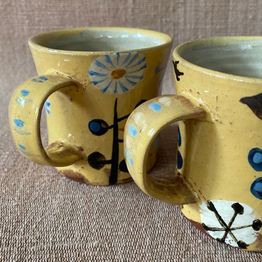 James Burnett-Stuart Mug Yellow Botanical JBMU3