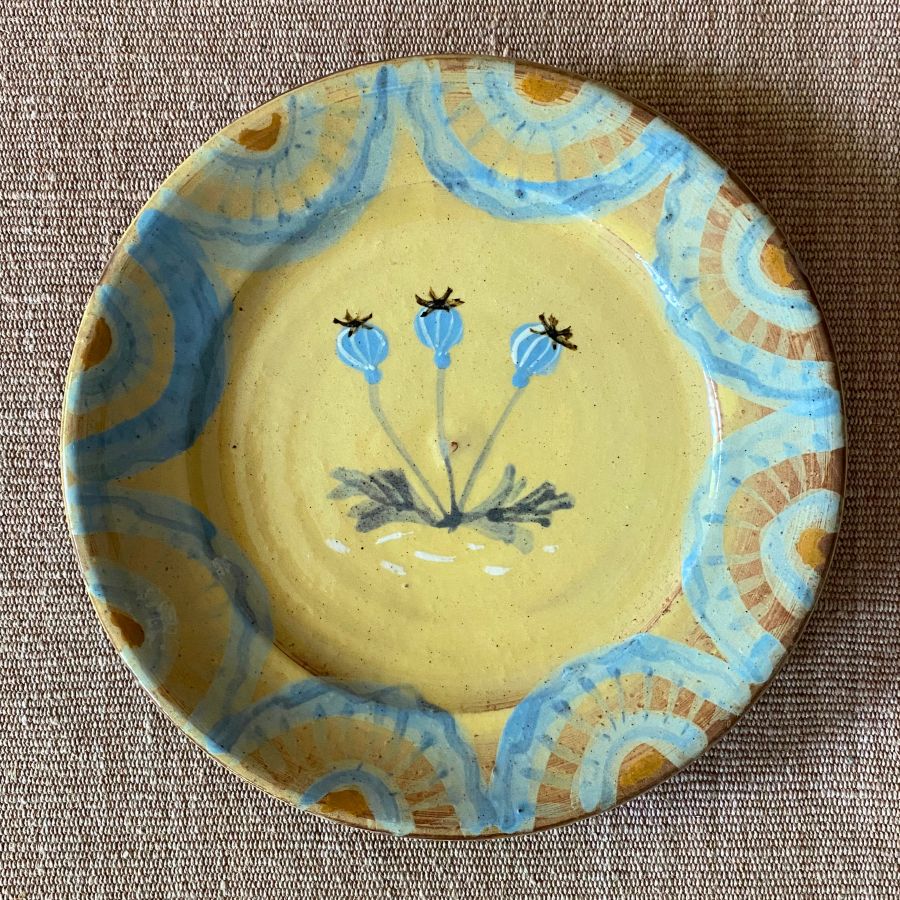 James Burnett Stuart Side Plate Botanical design