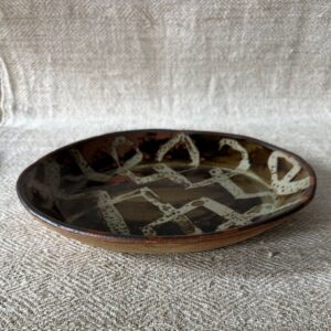 Jack Welbourne Oval Dish - abstract design - Image 2