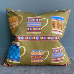 Mochaware Cushion - Sage - Image 1