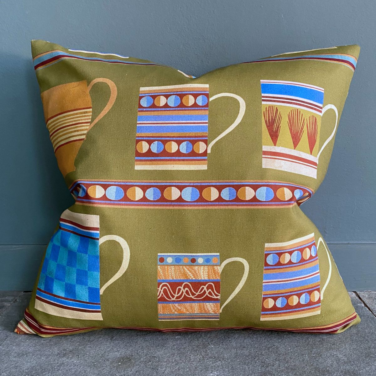 Mochaware Cushion - Sage - Image 1