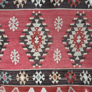 Antique Kilim reds and browns