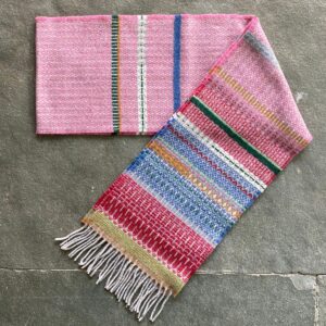 Wallace + Sewell Lambswool Striped Scarf