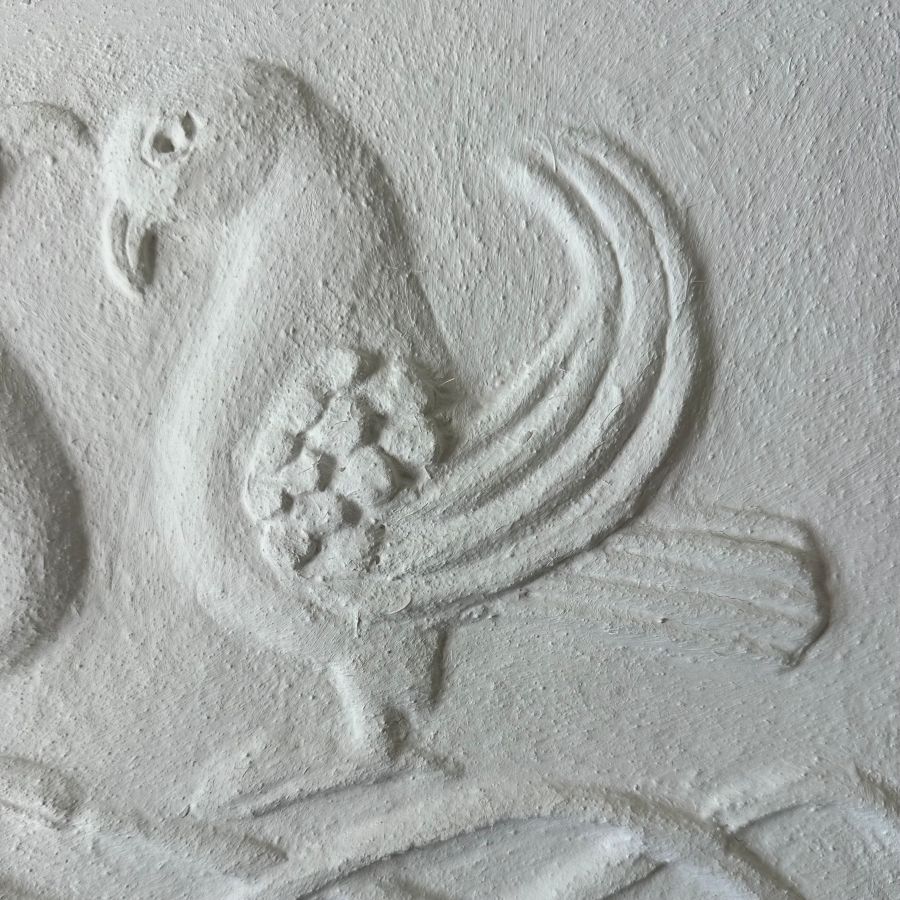 Pargetted Panel - Castle Frome Doves BPSO4