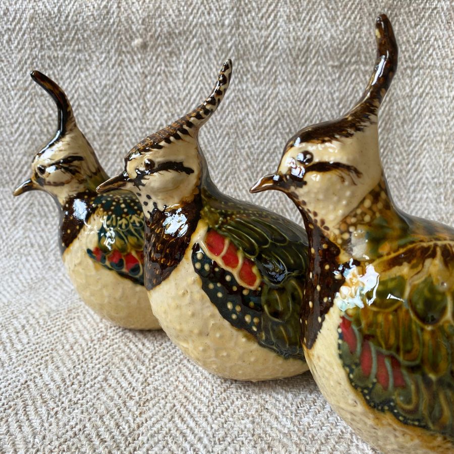 Carole Glover Slipware Lapwing Bird