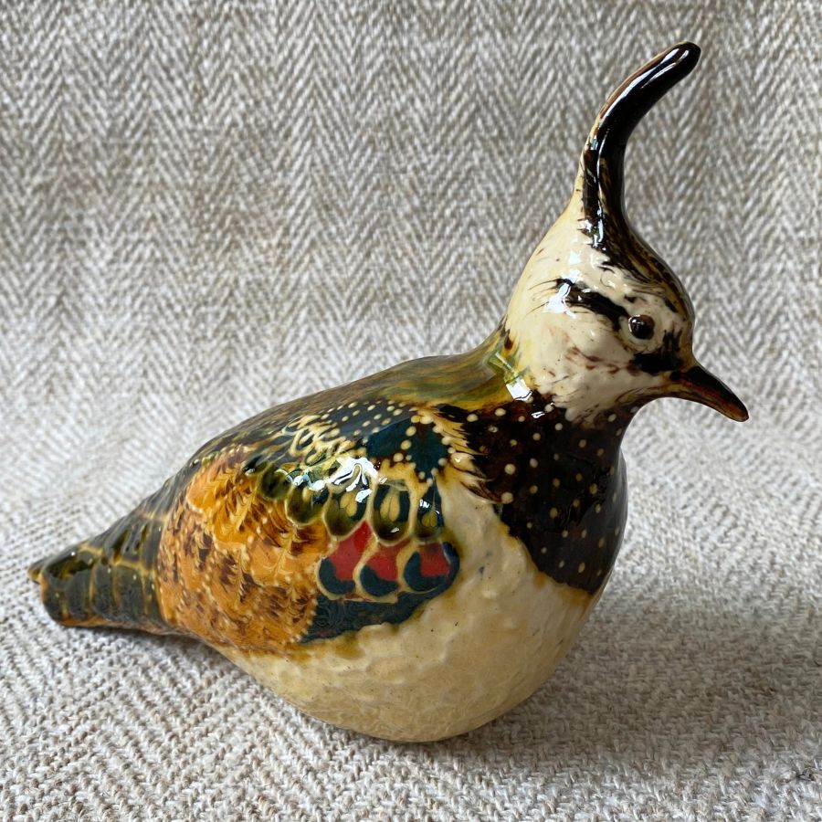Carole Glover Slipware Lapwing Bird