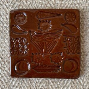 Desdemona McCannon Stamped Tile DMCB Bestiary Head - Image 2