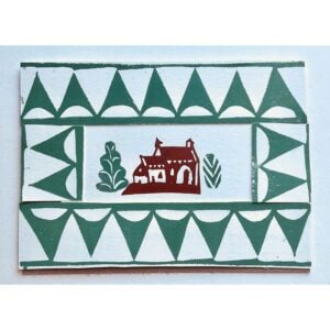 Dedemona McCannon Framed lino print