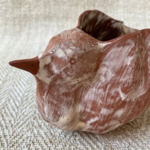 Edmund Davies Bird Bowl Terracotta