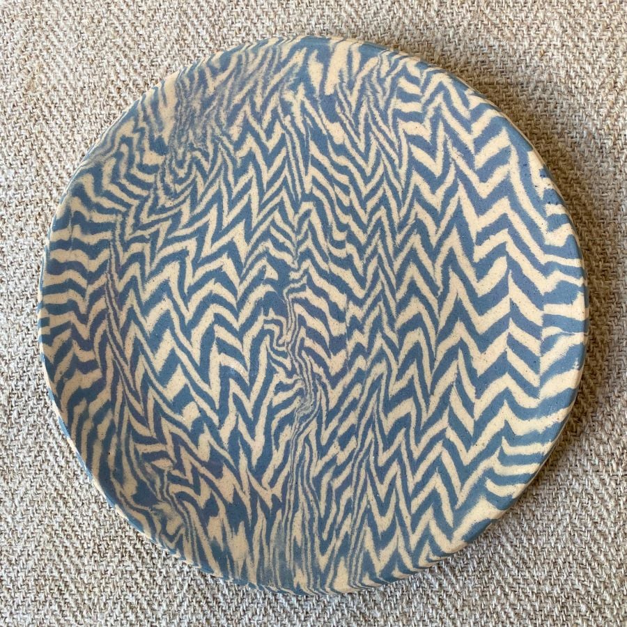 Edmund Davies Large Nerikomi Plate