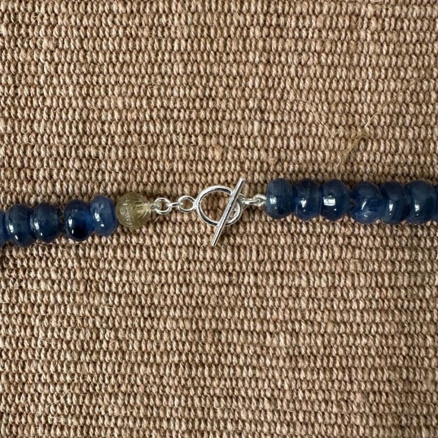 Kyanite, Silver & Cast Glass - Hawk CDLT M1