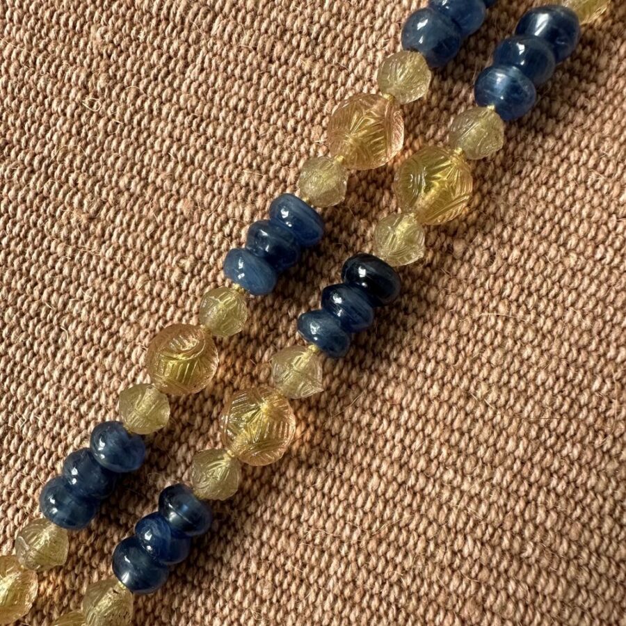 Kyanite, Silver & Cast Glass - Hawk CDLT M1